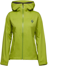 Black Diamond StormLine Stretch Rain Shell Funktionsjacke aloe (Damen)