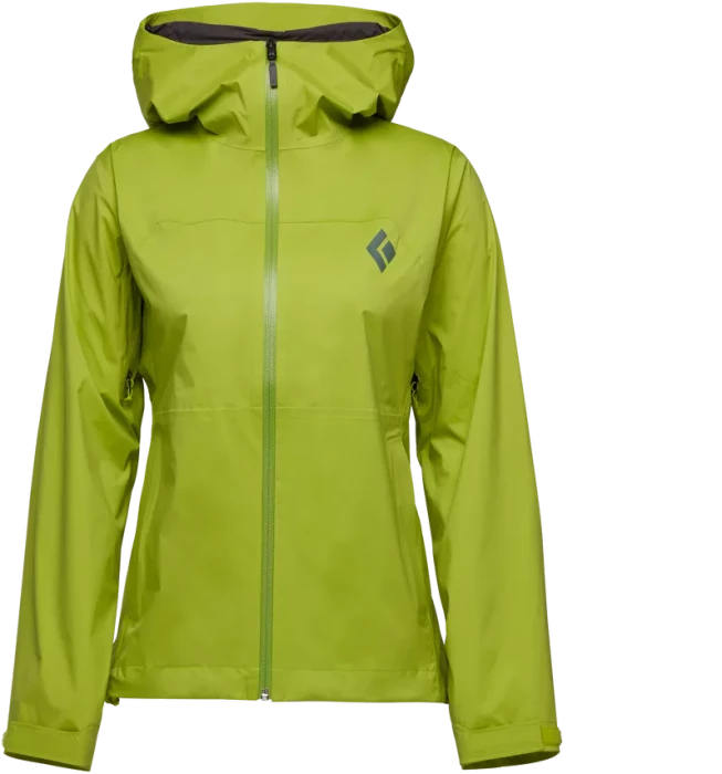 Black Diamond StormLine Stretch Rain Shell Funktionsjacke aloe (Damen)