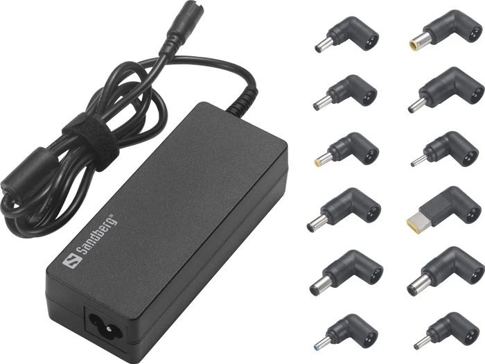 Sandberg Laptop AC Adapter EU+UK, 90W