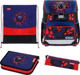 Herlitz Loop Plus Plus Kick Off Schultaschen-Set, 4-tlg.