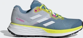 adidas Terrex Two Flow hazy blue/crystal white/acid yellow (Damen)