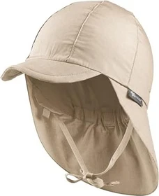 Sterntaler Schirmmütze mit Nackenschutz aus UV-Popeline Mütze beige (Junior)