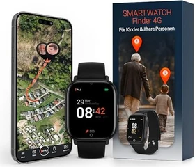 PAJ GPS Smartwatch Finder 4G schwarz