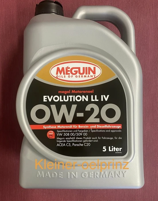 Meguin Evolution LL IV SAE 0W-20 5l