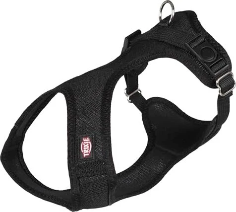 Trixie Comfort Soft Touren-Geschirr, XS-S, schwarz