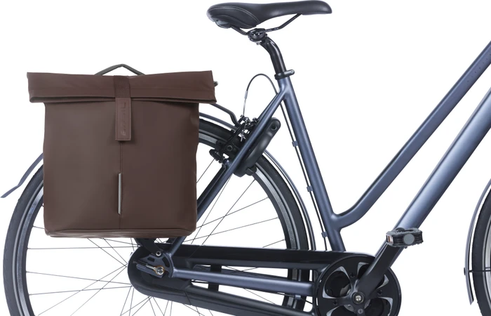 Basil City Doppeltasche MIK Gepäcktasche roasted brown