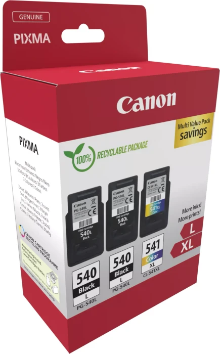 Canon Tinte PG-540L x2/CL-541XL schwarz/dreifarbig