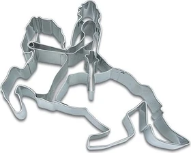 Städter Präge-Ausstecher Goldener Reiter Dresden 11.5cm