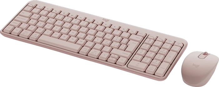 Logitech MK250 Compact Wireless Combo Rose, Bluetooth, IT