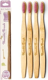 The Humble Co Bambus Kids Ultra Soft lila, 4 Stück
