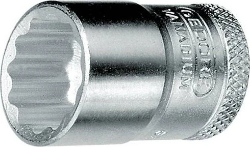Gedore D 30 1/2AF Außenzwölfkant Steckschlüssel 3/8" zöllig, 1/2"x28mm