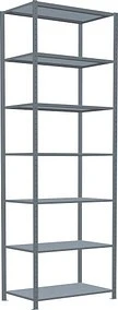Schulte Lagertechnik Multiplus 250 Schwerlastregal 100x300x60cm verzinkt