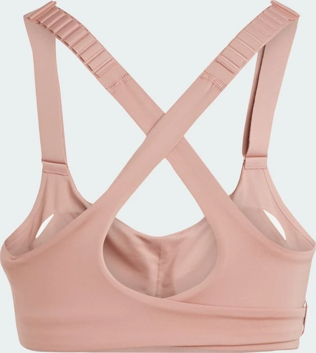 adidas FastImpact Luxe Run High-Support Sport-BH warm clay (Damen)