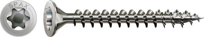 Spax Edelstahl rostfrei A2 4CUT T-STAR plus T20 Universalschraube, 5x50mm, 200 Stück