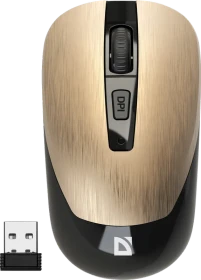 Defender Wave MM-995 Wireless Optical Mouse gold, USB (52994)