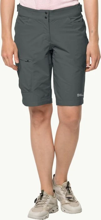 Jack Wolfskin Tourer Shorts Fahrradhose kurz slate green (Damen)