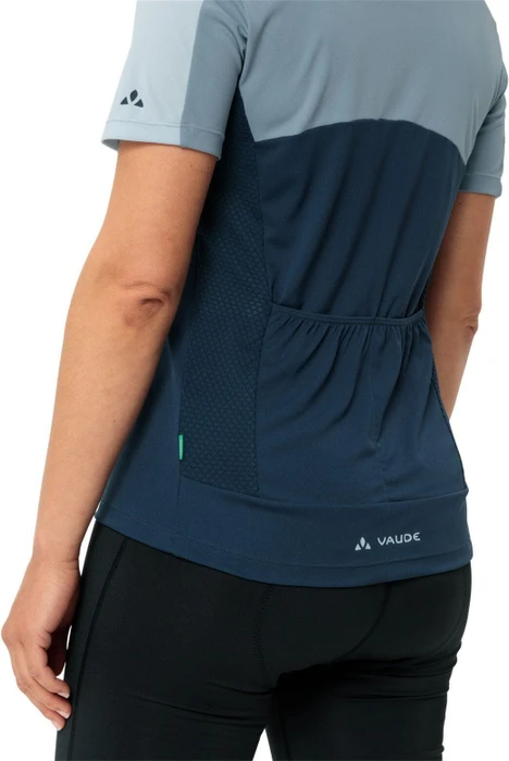 Vaude Matera FZ Trikot kurzarm summer blue (Damen)