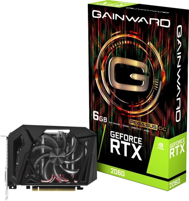 Gainward GeForce RTX 2060 Pegasus OC, 6GB GDDR6, DVI, HDMI, DP
