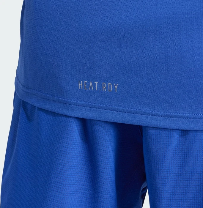 adidas Designed for Training HIIT Workout Heat.RDY Funktionsshirt kurzarm semi lucid blue (Herren)