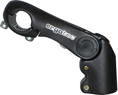 Ergotec Kobra Vario Ahead 40 25.4mm/28.6mm -10° - +60° Vorbau 110mm schwarz sandgestrahlt
