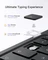 Inateck Superleicht Tastatur Hülle für iPad Air 6 11"/iPad Air 5/iPad 10/iPad Pro 11", schwarz, UK Vorschaubild