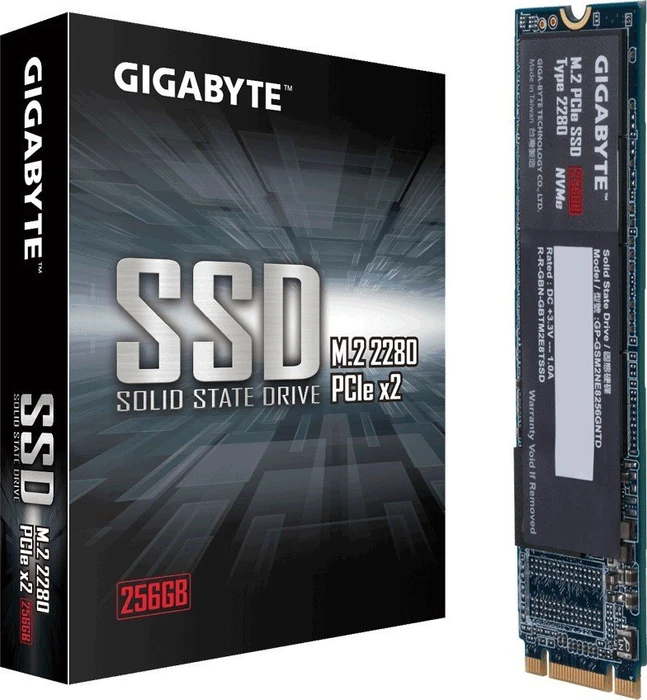 GIGABYTE M.2 PCIe SSD Type 2280 256GB, M.2 2280 / B-M-Key / PCIe 3.0 x2