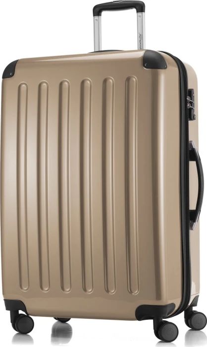 Hauptstadtkoffer Alex TSA Spinner erweiterbar 75cm champagner glänzend