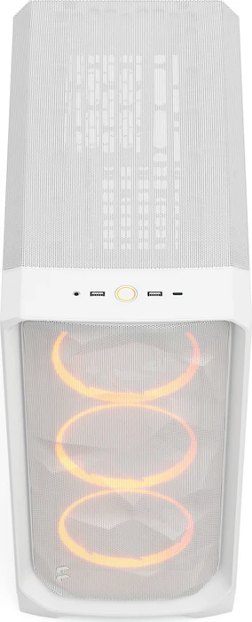 Fractal Design Meshify 3 RGB White TG Clear Tint, weiß, Glasfenster