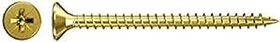 fischer ClassicFast FSPII CZF YC 500 PZ2 Spanplattenschraube, 4.5x50mm, 500 Stück