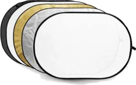 Godox Collapsible 5-in-1 Reflector Disc Gold, Silber, Schwarz, Weiß, Transluzent RFT-05 80x120cm
