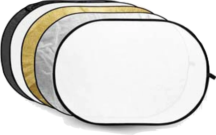 Godox Collapsible 5-in-1 Reflector Disc Gold, Silber, Schwarz, Weiß, Transluzent RFT-05 80x120cm