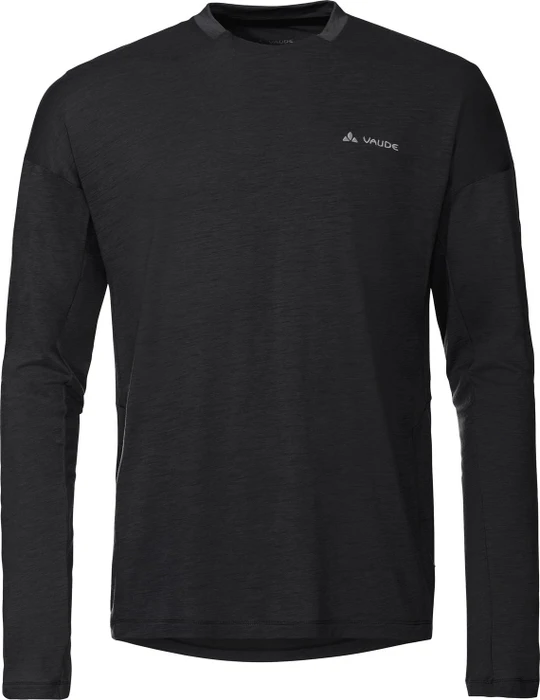 Vaude Yaras Wool Funktionsshirt langarm schwarz (Herren)
