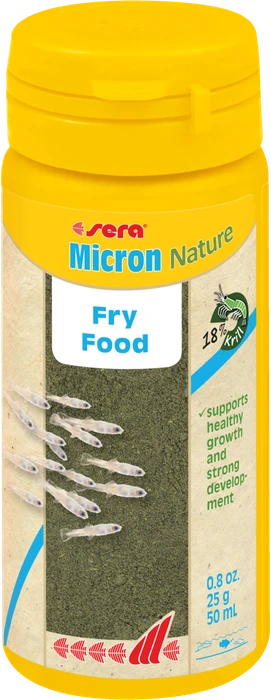 sera Micron Nature staubfeines Aufzuchtfutter, 25g, 50ml