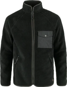 Fjällräven Vardag Pile Fleece Jacke black/dark grey (Herren)