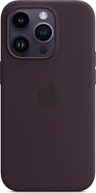Apple Silikon Case mit MagSafe für iPhone 14 Pro Holunder