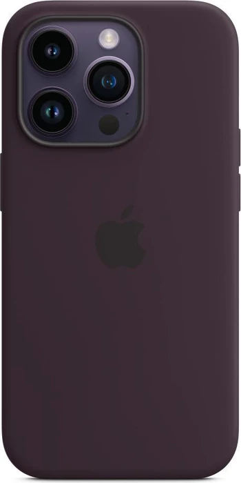 Apple Silikon Case mit MagSafe für iPhone 14 Pro Holunder