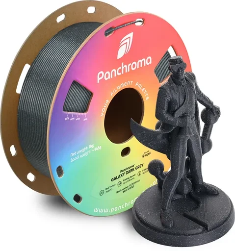 Polymaker Panchroma Galaxy PLA, Dark Grey, Spule, 1.75mm, 1.00kg