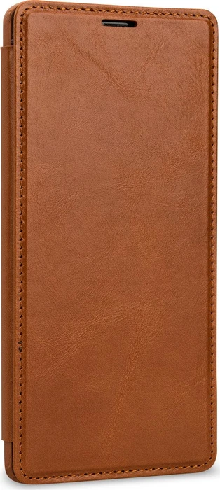 Stilgut Book Type Leather Case für Samsung Galaxy Note 9 cognac-braun
