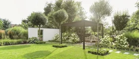 Mirador Deluxe Pergola 300x360cm schwarz