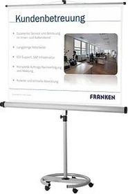 Franken Stativleinwand Mobil 1.2 mattweiße Folie 150x150cm