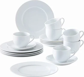 Kahla Aronda Kaffeeservice-Set weiß, 18-tlg.