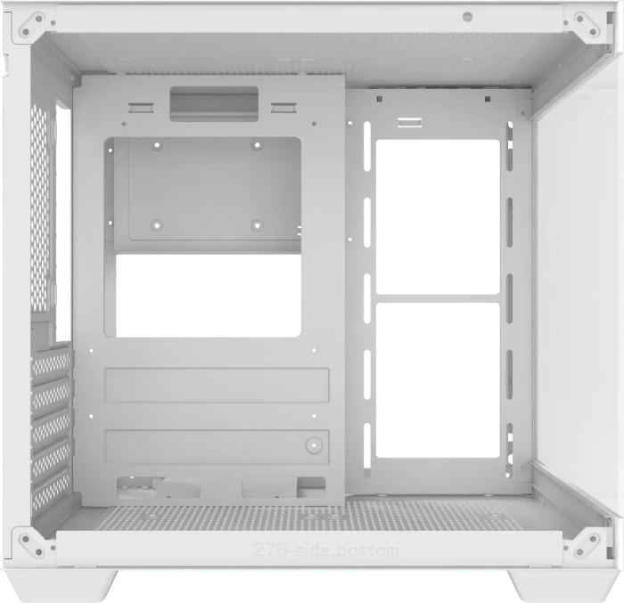 DarkFlash C275P White, Glasfenster