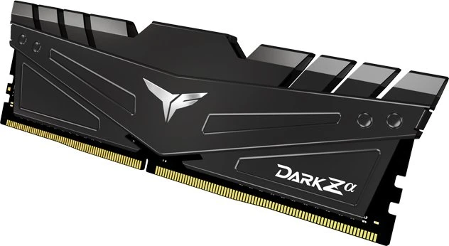 TeamGroup T-Force Dark Zα schwarz UDIMM 16GB Kit, DDR4-4000, CL18-22-22-42, 1RX8