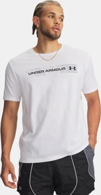 Under Armour Camo Chest Stripe Funktionsshirt kurzarm white/mod gray/black (Herren)
