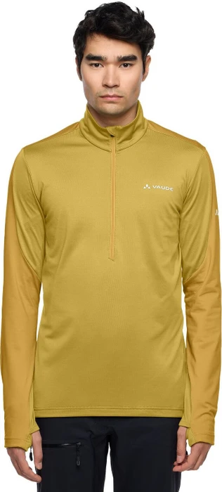 Vaude Livigno Halfzip II Fleece Funktionsshirt langarm hay (Herren)
