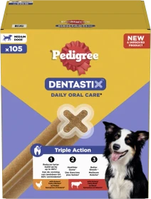 Pedigree Dentastix, Daily Oral Care mittelgroße Hunde, 105 Stück