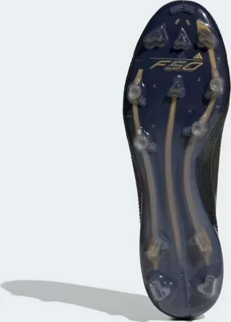 adidas F50 Elite Laceless FG core black/iron metallic/gold metallic