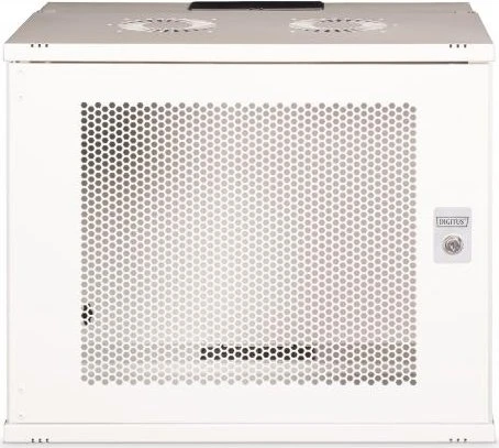 Digitus Professional SoHo Pro Line 19" Wandgehäuse 9HE, unmontiert, Stahltür, IP20, RAL 7035, 400mm tief