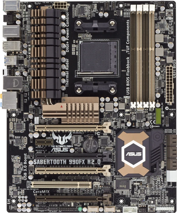 ASUS TUF Sabertooth 990FX R2.0 (AMD AM3+)
