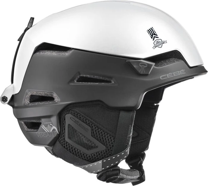 Cébé Versatile Helm white shiny/black matte
